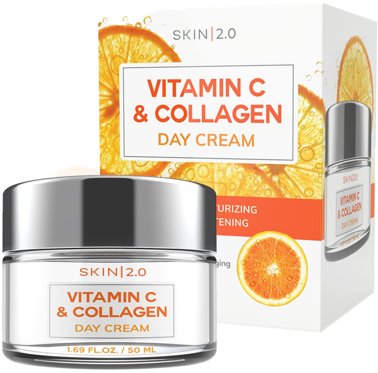 Skin 2.0 Vitamin C and Collagen Daily Face Moisturizer AntiAging