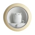 thumbnail image 1 of Preciosas luces nocturnas para gatos con Sensor de movimiento para niñas amantes de los gatos con batería recargable, magnéticas integradas con 2 niveles de brillo, 1 of 5