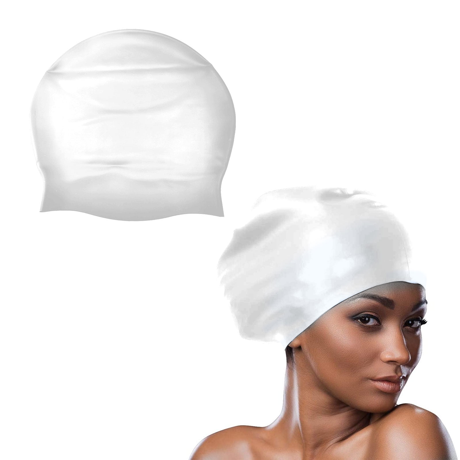 Xinlie Dreadlock Swim Caps Unisex Adult for Long Hair Waterproof