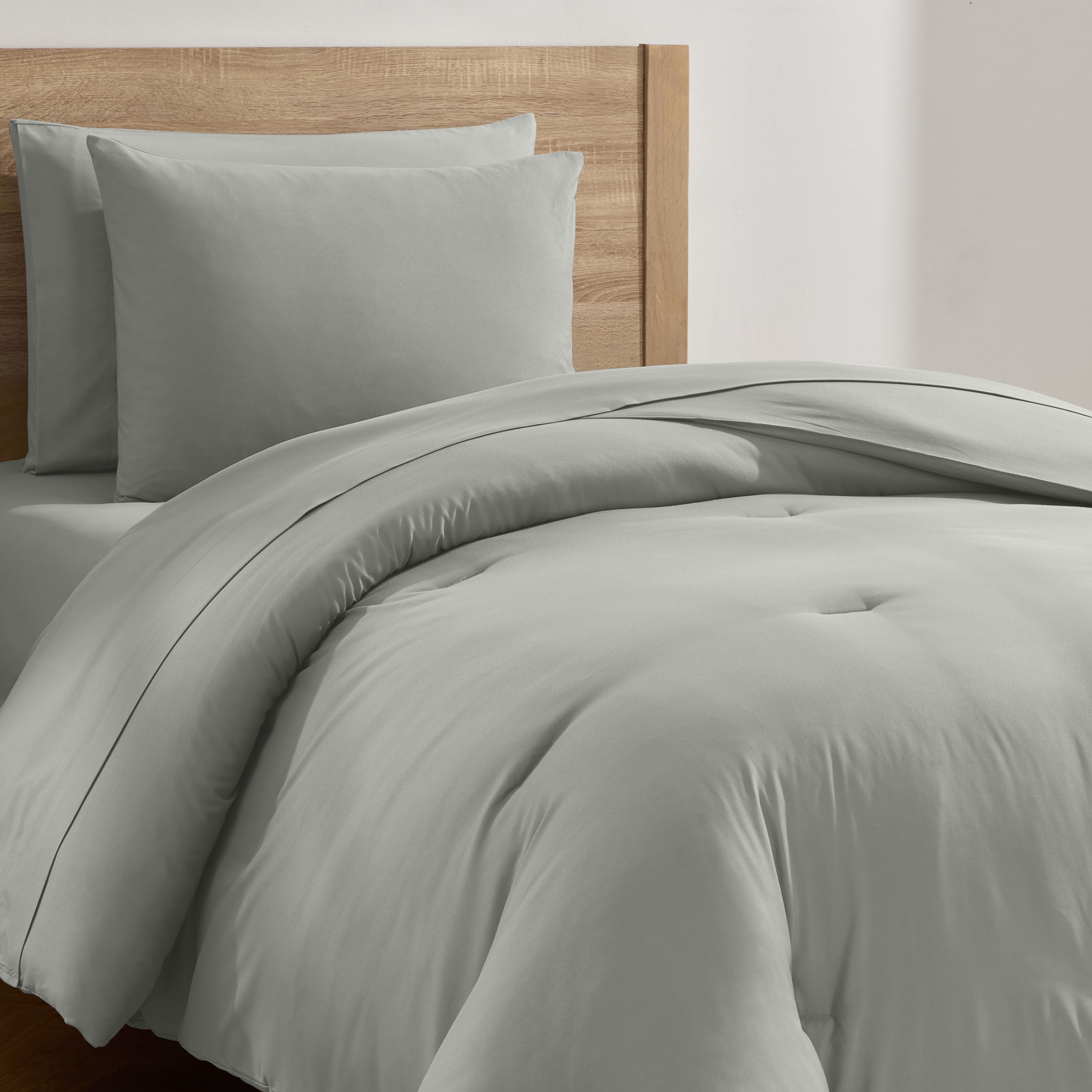 LammaLoe Twin Comforter Sets, 5 Piece Bed in a Bag, Ultra Soft Bedding Comforter Set with Sheets, All Season Bed Set, London Fog