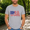 thumbnail image 3 of Jollimate Vintage USA Flag T-Shirt, Distressed American Flag Graphic Tee, Patriotic Shirt for Men, 3 of 6
