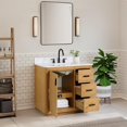 thumbnail image 7 of Altair 556036-Gw Perla 36" Free Standing Single Basin Vanity Set - Natural Wood, 7 of 7