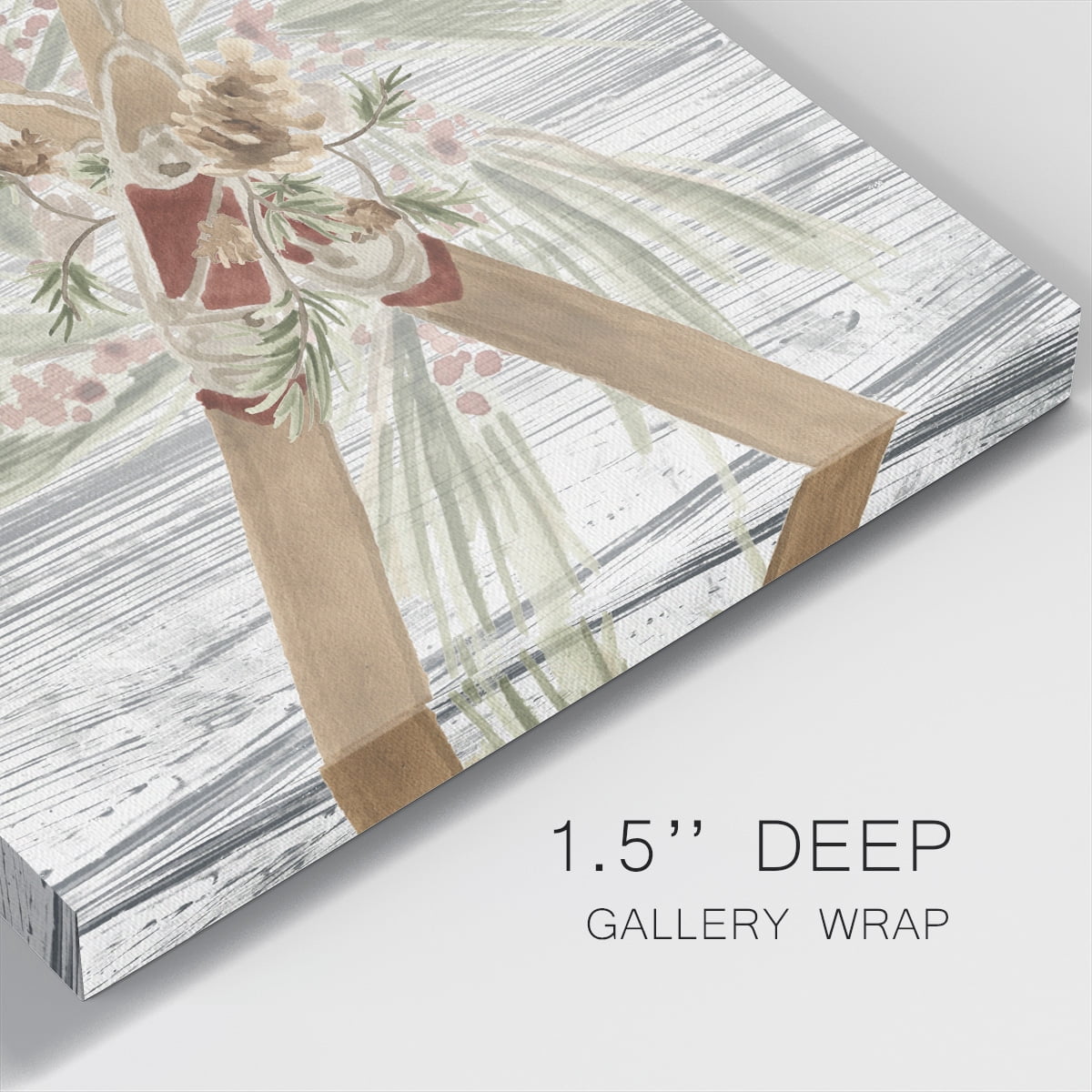 Wexford Home Pinecone Lodge II-Premium Gallery Wrapped Canvas, 40" x 40" - Ready to Hang