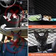 thumbnail image 5 of Red de seguridad para perros de 120 cm x 70 cm para coche, red de seguridad de doble capa, malla universal para perros y mascotas en vehículos, que bloquea el acceso al asiento delantero del coche, o, 5 of 5