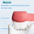 thumbnail image 3 of 2PCS Kids U-Shaped Toothbrush, Manual Training Tooth Brush, Food Grade Soft Sili, 3 of 5