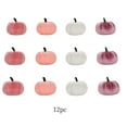 thumbnail image 3 of 12 Pcs Pink Velvet Pumpkins - Small Fabric Foam Mini Pumpkins for Fall Table Centerpiece, Halloween, Thanksgiving, Wedding & Baby Shower Home Decor, 3 of 6