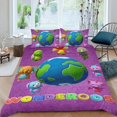 thumbnail image 2 of Wonderoos Conjunto de sábanas temático, trío de piezas, cómodo y amigable con la piel, diseño único, regalo de decoración para el hogar para familiares, amigos y fans, 90 cm * 190 cm, 2 of 6