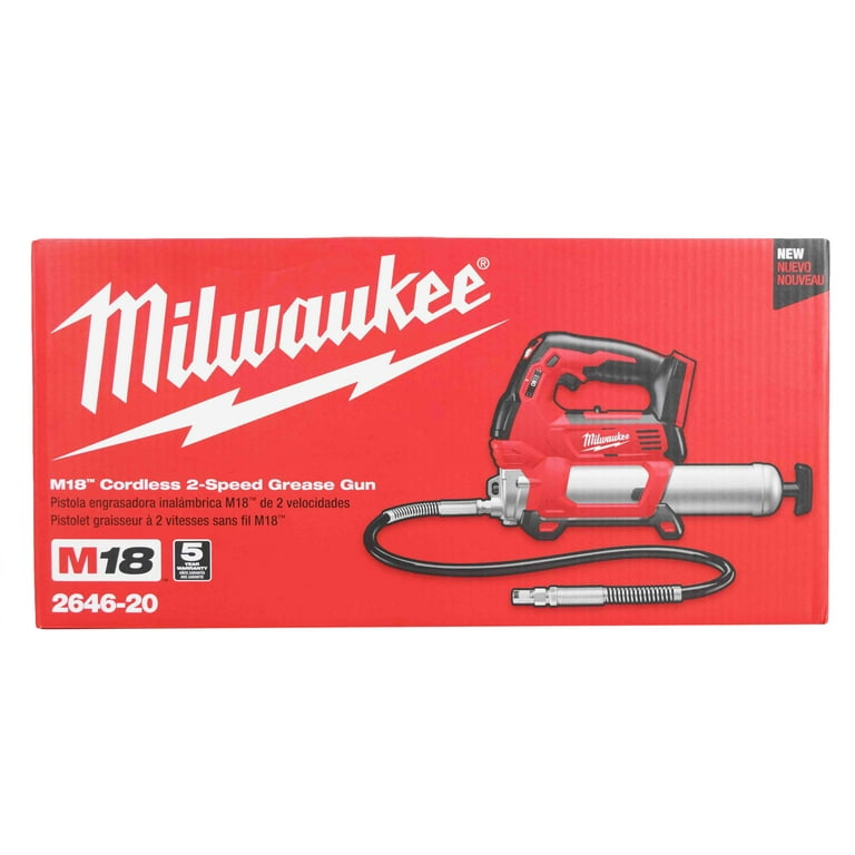 Milwaukee 2646-21CT 18 Volt Cordless Grease Gun Kit (1.5 Ah 
