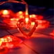 thumbnail image 4 of Fiudx Farol de Corazón Rojo, Luces Led de Alambre de Cobre, Luz Cálida, Diseño Flexible, Ideal para Decoración de Interiores y Exteriores, Perfecto para Bodas, Fiestas, San Valentín, 165 Cm/315 Cm de, 4 of 6