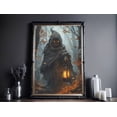 thumbnail image 3 of Guardian Deity Of The Forest Poster Print, Halloween Poster, Poster For Halloween, Wall Art Halloween, Ghost Holding Lantern Wall Art, 3 of 5