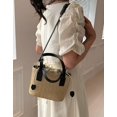 thumbnail image 2 of Kukuzhu Straw Tote Bag Purse for Women Retro Woven Bucket Bag Crossbody Bag Summer Straw Bag Small Hobo Bag Shoulder Bag for Beach, 2 of 7