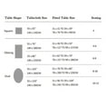 thumbnail image 4 of High Quality Tablecloths for Rectangle Tables, Cotton Linen TableCloth Waterproof Tablecloth Wrinkle Free Farmhouse Dining Table Cover, Soft Fabric Table Cloths with Tassels, 4 of 10