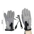 thumbnail image 4 of USB Rechargeable Heated Gloves Thermal Insulated Winter Sports Handwear for Skiing Cycling Motorcycling and Outdoor Adventures, 4 of 6
