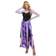 thumbnail image 2 of YiZYiF Women's Sea Witch Mermaid Costume Halloween Purple Cosplay Tentacle Skirt Octopus Dress Purple 4XL, 2 of 7