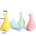 thumbnail image 3 of Ceramic Mini Flower Pot Vase Containers Candy Color Vase For Wedding Home Decor Ornaments Desktop Hydroponic Container 6 Colors Light Green Blue Yellow Teal Pink White, 3 of 8
