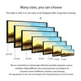 thumbnail image 4 of Portable Projector Screen Curtain 16:9 Metal Anti Light 84 100 120 133 Inches 3d HD Outdoor Indoor Office ,Easy to Use, 4 of 5