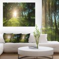 thumbnail image 1 of Sunny Day in Green Forest Meadow - Oversized Landscape Canvas Art, 1 of 3
