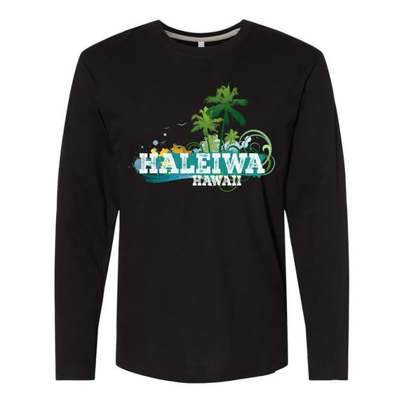 Inktastic Haleiwa Hawaii Vacation Long Sleeve T-Shirt