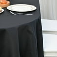 thumbnail image 3 of XmhyTop 61x84 Inch Solid Black Oval Tablecloth, Heavy Duty Polyester Washable for Dining, Home Party & Indoor Use, 3 of 5