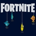 thumbnail image 2 of Mens Fortnite Fishing Lure White Logo Long Sleeve Shirt, 2 of 4