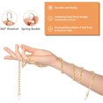 thumbnail image 2 of Handbag Chain, 4 Pieces Handbag Chain, Handbag Chain with Swivel Buckles, Replacement Chain for Handbag Shoulder Bag - 40/60/80/120cm (Silver Color), 2 of 5