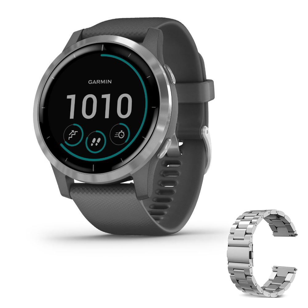 ネット公式 GARMIN vivoactive 4 Shadow Gray/Silver 010-02174