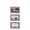 Gray woodgrain, variant on AOOOWER Hanging Collage Picture Frames Wall Decors 3 Opening for 5X7 Inches Photoes