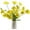 Yellow, variant on Zukuco 6 Bundles Artificial Flowers 6 Stems Poppy Silk Bouquet for Wedding, Home, Party Decoration,Table Centerpiece Arrangement (White)