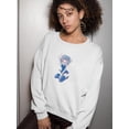 thumbnail image 2 of Anime Girl Ballerina Outfit Sweatshirt Women -Image by Shutterstock, Female 3X-Large, 2 of 4