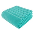 thumbnail image 6 of American Soft Linen Luxury 35x70 Jumbo Large Bath Towel, 100% Cotton Turkish Bath Towel Sheet, Turquoise, 6 of 9