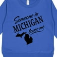 thumbnail image 3 of Inktastic Someone in Michigan Loves Me Toddler Sweatshirt, 3 of 4