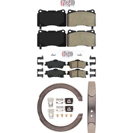 Transit Auto Front Rear Semi-Metallic Disc Brake Pads Kit for Car 2009 Pontiac G8 GXP KNN-100872
