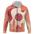thumbnail image 1 of Sudadera con capucha de manga larga con estampado 3D de guitarra para niño y niña, sudadera con cremallera, ropa de calle para hombre y mujer, 1 of 6