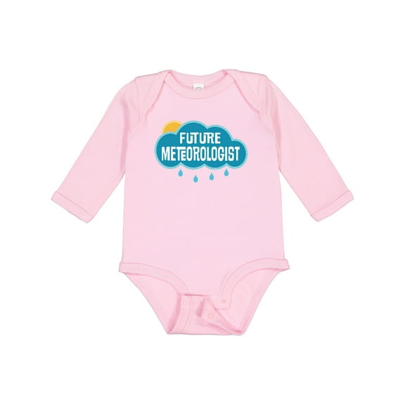 Inktastic Future Meteorologist Boys or Girls Long Sleeve Baby Bodysuit