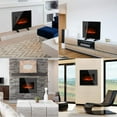 LifePlus 26" Electric Fireplace Heater Wall Mount/Freestanding Portable