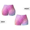 thumbnail image 5 of Naloa Fun Rainbow Biker Shorts for Women Seamless Scrunch Short Women’s Yoga Shorts for Gym Running Sport Shorts - X-Large, 5 of 9