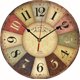 thumbnail image 1 of Reloj de diseño industrial Reloj de péndulo de pared de madera moderno silencioso para dormitorio Cocina Baño Oficina Hotel Plata JAMW Sencillez, 1 of 5