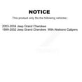 thumbnail image 2 of CMX Front Ceramic Disc Brake Pads CMX-D945 for Car Jeep Grand Cherokee, 2 of 9