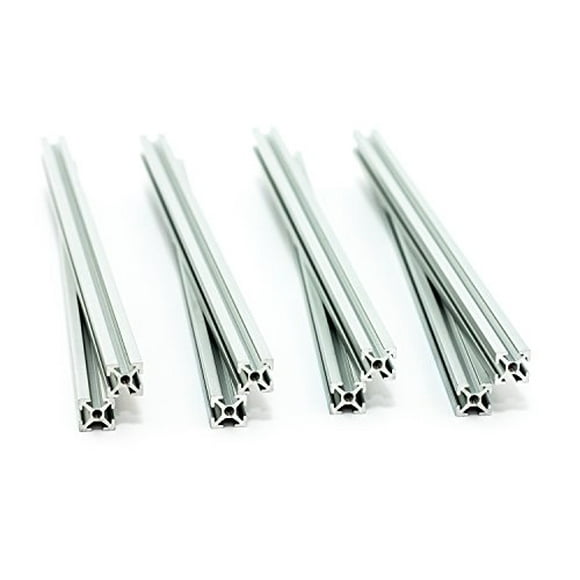MakerBeam 200x10x10mm beam clear anodised (pack of 8)