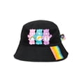 thumbnail image 2 of Justice Care Bears Girls Bucket Style Hat, Black, 2 of 4