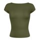 thumbnail image 3 of MKLEKYY Playeras Mujer Algodon Tops De Mujer Con Espalda Descubierta, Camisetas De Verano Con Espalda Abierta, Tops Cortos De Manga Corta, Ropa Bonita, Tops 2024 Talla XS, 3 of 3
