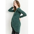thumbnail image 2 of Solid Curved Hem Maternity Nursing Tunic Top, 2 of 3