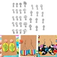 thumbnail image 3 of Abbracc Earring Cutting Mold Baking Mould for Jewelry Making Fondant Cake Designer 32 Piece, 3 of 9