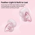 thumbnail image 3 of Auriculares abiertos TOZO OpenEarring Bluetooth 5.4 Rose Gold, 3 of 8