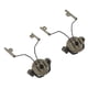 thumbnail image 5 of 2 Uds Adaptador de Casco para Auriculares Soporte de Suspensión para Auriculares Casco Adaptador de Riel de 19-21mm Auriculares Giratorios Orejeras de Caza Soporte de ANGGREK Otros, 5 of 8