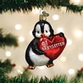 thumbnail image 4 of Old World Christmas Best Babysitter Ornament Penguin Heart 36277, 4 of 4