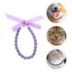 thumbnail image 4 of GOOHOCHY Collar de perlas de imitación para perros y gatos, con accesorios brillantes y lazo de cinta, joyería para cachorros, perras y gatas, color morado., 4 of 8