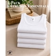 thumbnail image 4 of Beverly Hills Polo Club Boys Undershirts Kids Sleeveless Tank Tops & Boys Short Sleeve Shirts 4 Pack, 4 of 7