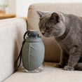 thumbnail image 2 of FEOLGEHLY Slow Feed Travel Dog Water Bowl Pet Water Bottle, Non Skid Leaf Shaped Silicone Portable Foldable Outdoor Drinking Water Container for Small Dogs and Indoor Cats Travel Use, 2 of 5