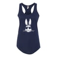 thumbnail image 2 of Go All Out Bunny Face With Sunglasses Sleeveless Tank Top T-Shirt Mens/Women/Flowy/Fitted, 2 of 2